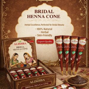 ALISHBA BRIDAL HENNA CONE (12pcs)